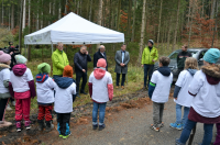 "Stop talking - start planting!" Unter diesem Motto pflanzten 20 Kinder in Mainburg einen Wald. Foto: Jörg Rudloff